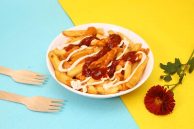 loaded chessy french fries